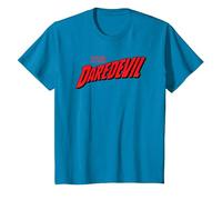 Daredevil Comic Logo Maglietta, Bambini, Zaffiro, 4 Anni
