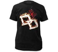 Daredevil Fuoco Logo Simbolo Uomo Without Fear Marvel Comics Maglietta S-2Xl