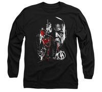 DaredevilBorn Again Maglietta Kingpin Facce Manica Lunga Adulto Unisex (TV21908)