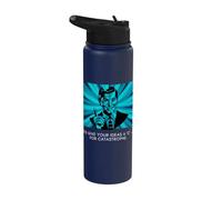 Darei alle tue idee una "C" per le persone sarcastiche catastrofe Stainless Steel Insulated Water Bottle