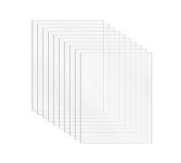 DARENYI 10 Pezzi Lastre Plexiglass 1mm, Pannello Acrilico Trasparente, Lastre Metacrilato per Cornice per Foto, Pittura (15 x 10 cm)