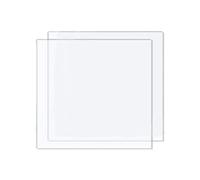 DARENYI 2 Pezzi Lastre Plexiglass 3mm Fogli acrilici in Trasparente Plexiglass Pannello Plexiglass per Decorazione Domestica, Display, Cornice, Pittura (30 x 30 cm)