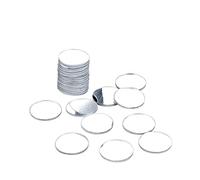 DARENYI 20 Pezzi Specchio da Parete 3cm Vetro Specchio Rotondo Specchio Adesivo da Parete Specchi Decorativi da Parete per Soggiorno da Letto Sfondo Decorazione Della