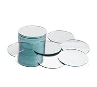 DARENYI 20 Pezzi Specchio da Parete 8cm Vetro Specchio Rotondo Specchio Adesivo da Parete Specchi Decorativi da Parete per Soggiorno da Letto Sfondo Decorazione Della