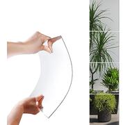 DARENYI 4 Pezzi Adesivi da Parete a Specchio 40 x 30 cm Specchi Adesivi da Parete Non Vetro Specchio Piastrelle Parete per Camera da Letto, Soggiorno, Bagno
