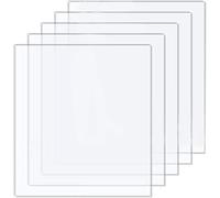 DARENYI 5 Pezzi Lastre Plexiglass 2mm Fogli Acrilici Trasparenti per Decorazione Domestica, Display, Cornice, Pittura (25 x 20 cm)