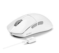 DAREU A950 Wing 8K Mouse da gioco wireless leggero 1,23 oz (35 g), sensore ottico PAW3950 30K personalizzato, doppia frequenza di polling 8k cablato/wireless, simmetrico, 5 pulsanti programmabili
