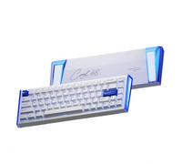 DAREU COOL68 - Tastiera da gioco cablata al 60%, con interruttore magnetico a scatto rapido con frequenza di polling 8000 Hz, azionamento regolabile, latenza 0,1 ms, SOCD, supporto guarnizione, hot