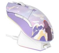 DAREU Mouse da gioco wireless con 7 pulsanti programmabili, mouse da gioco RGB ricaricabili, 10K DPI, 150IPS [1000Hz] Mouse cablato tipo C per PC Notebook Mac