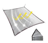 d'argento riflettente 'ombra, copertura resistente del giardino | Telo per piante da giardino, per patio, serra, cortile, balcone, aiuola, pollaio, canile