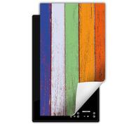 DarHaus Copertura Tappetino Piano Induzione 30x52 cm Cucina Coprifornelli Protezione per Piano Induzione - colorato - legno