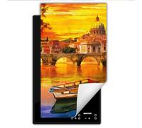 DarHaus Copertura Tappetino Piano Induzione 30x52 cm Cucina Coprifornelli Protezione per Piano Induzione - colorato - barca