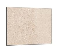 DarHaus Copri piano cottura induzione 60x52 cm copertura per piano cottura in vetroceramica 1 pezzi universale per piastre di cottura paraspruzzi tagliere in vetro temprato, Beige ardesia
