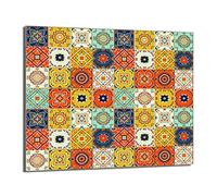 DarHaus Copri piano cottura induzione 60x52 cm copertura per piano cottura in vetroceramica 1 pezzi universale per piastre di cottura paraspruzzi tagliere in vetro temprato, Pezzo