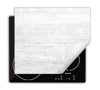 DarHaus Copri Piano Cottura Induzione 60x52 cm Coprifornelli Fornello Proteggi Tutto per la Cucina Fornelli - legno bianco