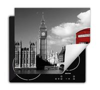 DarHaus Copri Piano Cottura Induzione 60x52 cm Coprifornelli Fornello Proteggi Tutto per la Cucina Fornelli - grigio - Londra