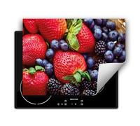 DarHaus Copri piano cottura induzione 80x52 cm copertura per piano cottura vinile - frutta