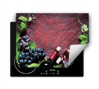 DarHaus Copri piano cottura induzione 80x52 cm copertura per piano cottura vinile - Vino