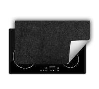 DarHaus Copri piano cottura induzione 90x52 cm - Tappetino antiscivolo avvolgibile per induzione - granito