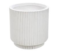 DARIA Vaso per piante 24 cm Ceramica Bianco sporco