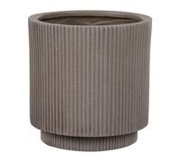 DARIA Vaso per piante 30 cm Ceramica Tortora