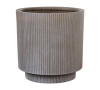 DARIA Vaso per piante 37 cm Ceramica Tortora