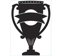 Darice A6, Cartella per Goffratura, Mascherina Trofeo, Transparent, 30032591