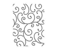 Darice Embossing Folder Cartella per Goffratura Mascherina Vortice di Gemme, 10.8x14.6x0.3 cm