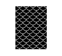 Darice Embossing Folder Mermaid Scales 4.25 x 5.75 Inches