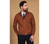 D'Arienzo Bomber Vera Pelle Scamosciata Cuoio Uomo Primaverile 1006