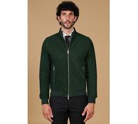 D'Arienzo Bomber Vera Pelle Scamosciata Verde Uomo Autunno Inverno 106