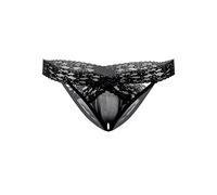 Daring Intimates Alessandra Crotchless Panty Black L/XL