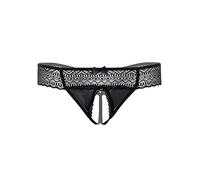 Daring Intimates Roxanne Crotchless String Black L/XL