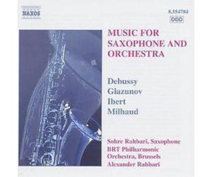Darius Milhaud MUSIC FOR SAXOPHONE AND ORCHESTRA (CD) Album