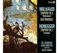 Darius Milhaud Symphony No. 8 Rhodanienne/Suite Provencale/Honegg (CD)