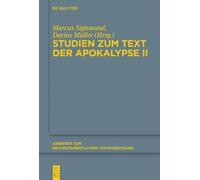 Darius Müller Studien zum Text der Apokalypse II (Copertina rigida)