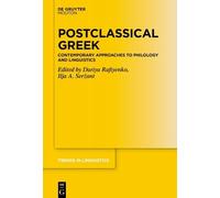 Dariya Rafiyenko Postclassical Greek (Copertina rigida)