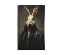 Dark Academia - Bandiere per la casa di coniglio, 9 x 1,5 m, con occhielli, decorazioni per interni ed esterni, feste per la casa