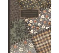 Dark Academia Composition Notebook: Vintage Gothic Aesthetic College Rule Lined Journal With Moody Florals; 8x10"