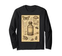 Dark Academia Entomologia Witchy Cottagecore Gothic Maglia a Manica