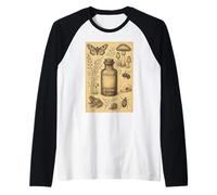Dark Academia Entomologia Witchy Cottagecore Gothic Maglia con Maniche Raglan