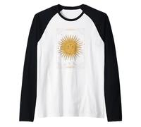 Dark Academia Estetica Tarocchi Estetici Sole e Luna Nuvole Maglia con Maniche Raglan