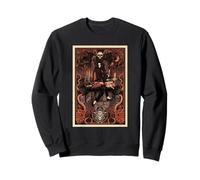 Dark Academia Gothic Haunted Library Corvo e Luna Felpa