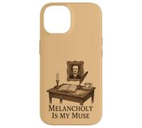 Dark Academia Gothic Vintage Scrivania Scrivania Estetica Custodia per iPhone 14