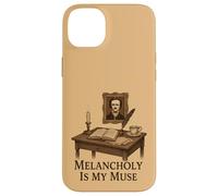 Dark Academia Gothic Vintage Scrivania Scrivania Estetica Custodia per iPhone 14 Plus