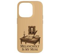 Dark Academia Gothic Vintage Scrivania Scrivania Estetica Custodia per iPhone 14 Pro