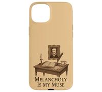 Dark Academia Gothic Vintage Scrivania Scrivania Estetica Custodia per iPhone 15 Plus