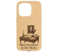 Dark Academia Gothic Vintage Scrivania Scrivania Estetica Custodia per iPhone 15 Pro