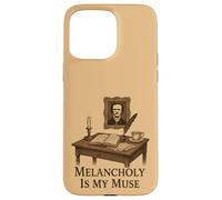 Dark Academia Gothic Vintage Scrivania Scrivania Estetica Custodia per iPhone 15 Pro Max