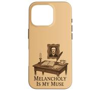 Dark Academia Gothic Vintage Scrivania Scrivania Estetica Custodia per iPhone 16 Pro